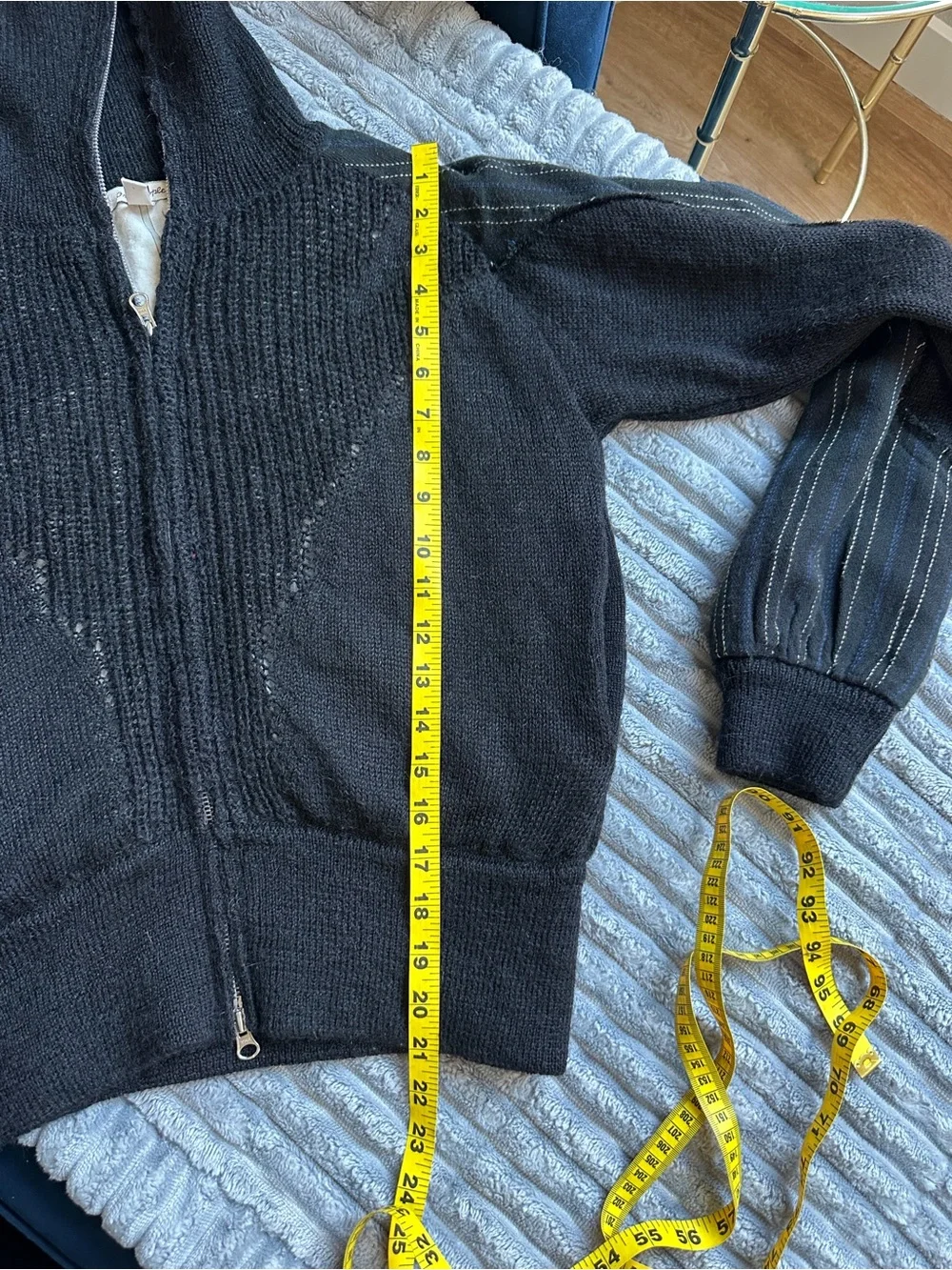 Vintage free people wool cotton combination baseball jacket